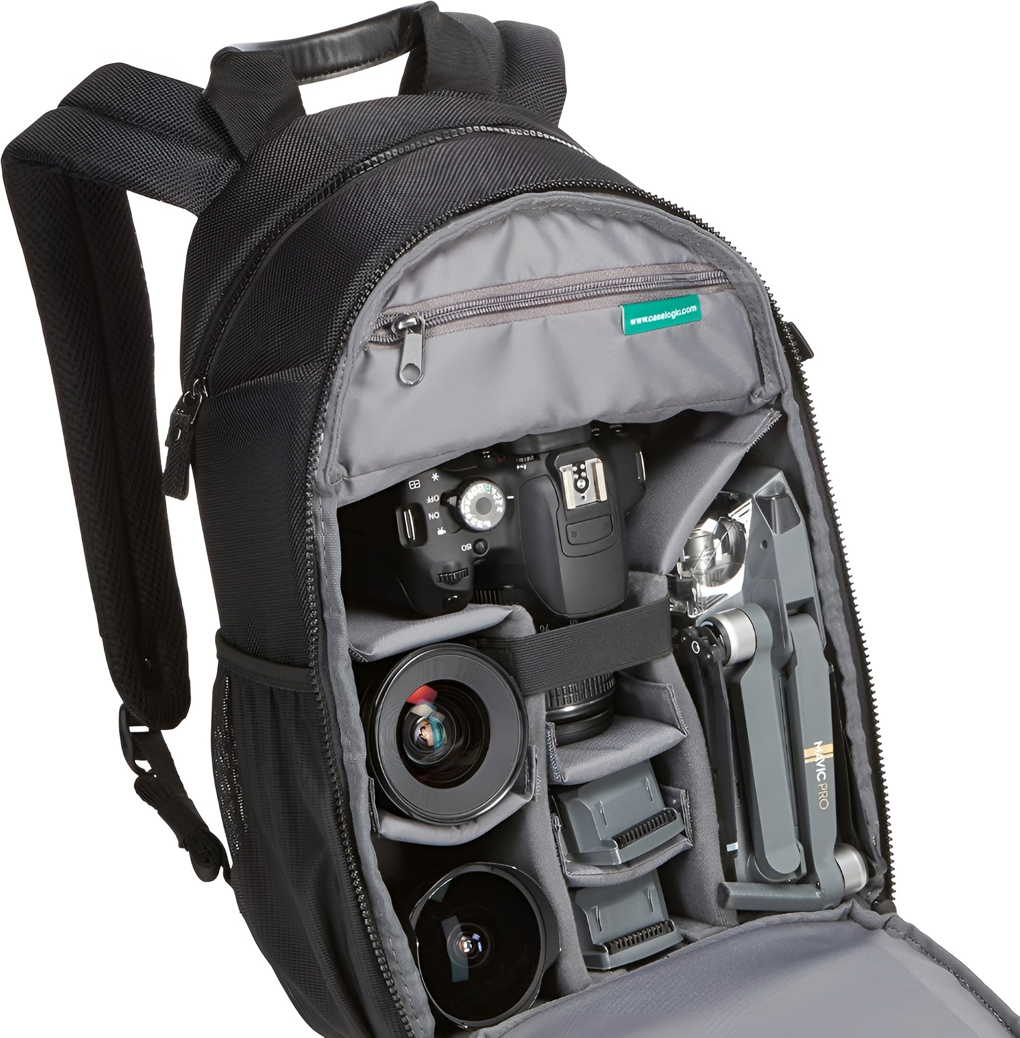 The CASE LOGIC Bryker Backpack is a modern and versatile backpack designed to protect and organize a variety of DSLR cameras, drones, and accessories.
