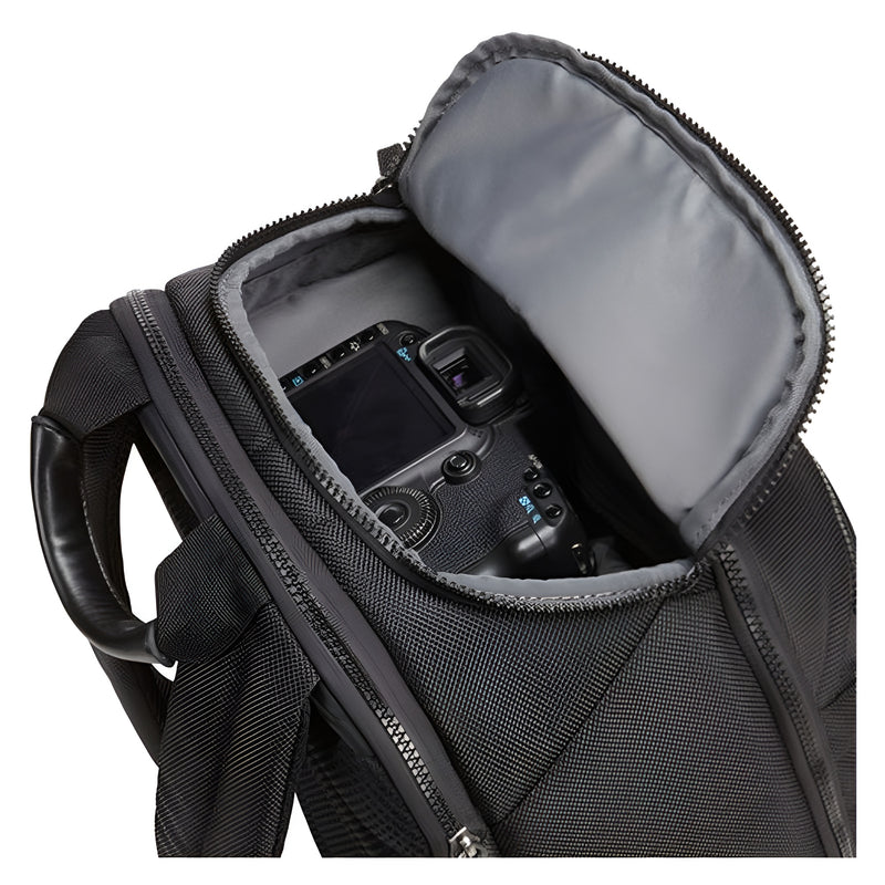 The CASE LOGIC Bryker Backpack is a modern and versatile backpack designed to protect and organize a variety of DSLR cameras, drones, and accessories.