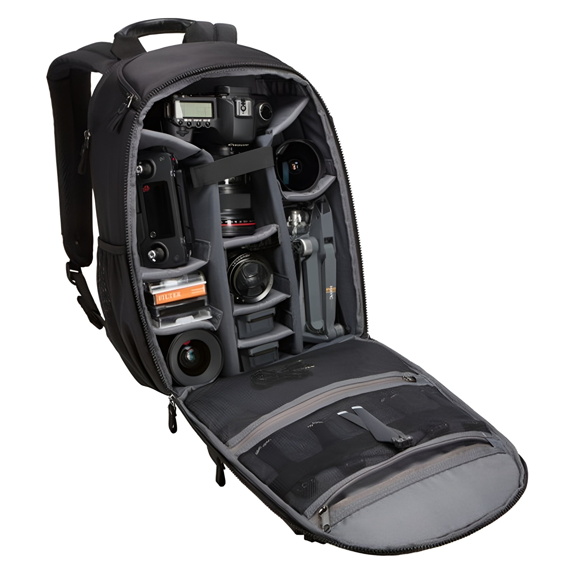 The CASE LOGIC Bryker Backpack is a modern and versatile backpack designed to protect and organize a variety of DSLR cameras, drones, and accessories.