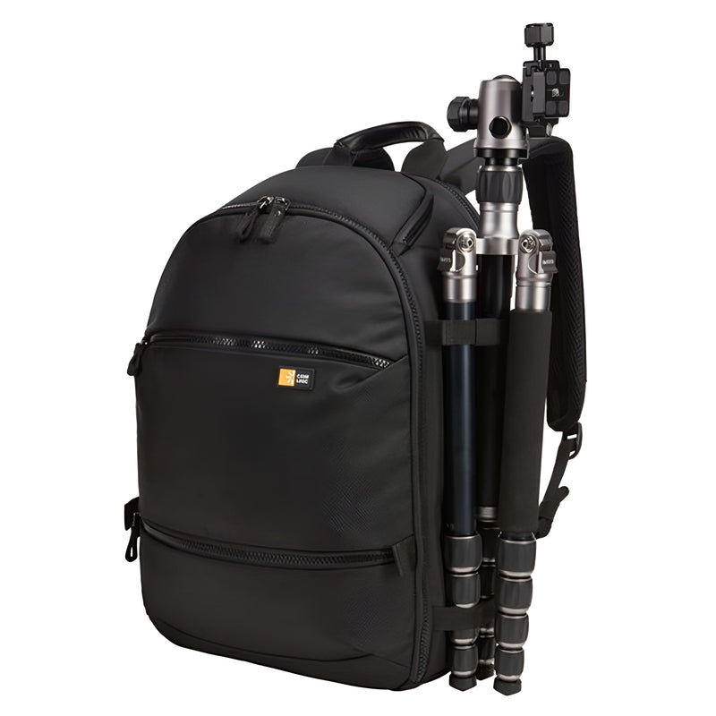 The CASE LOGIC Bryker Backpack is a modern and versatile backpack designed to protect and organize a variety of DSLR cameras, drones, and accessories. With dedicated straps for the tripod.