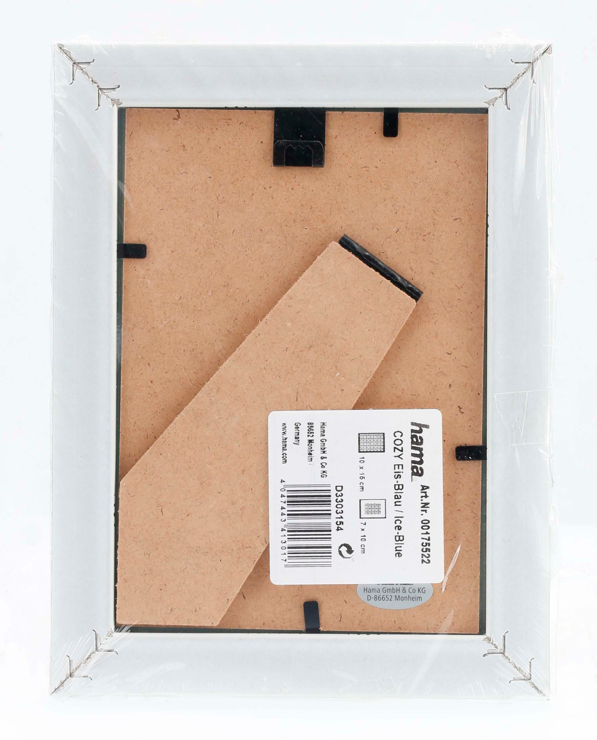 Hama photo frame back view.