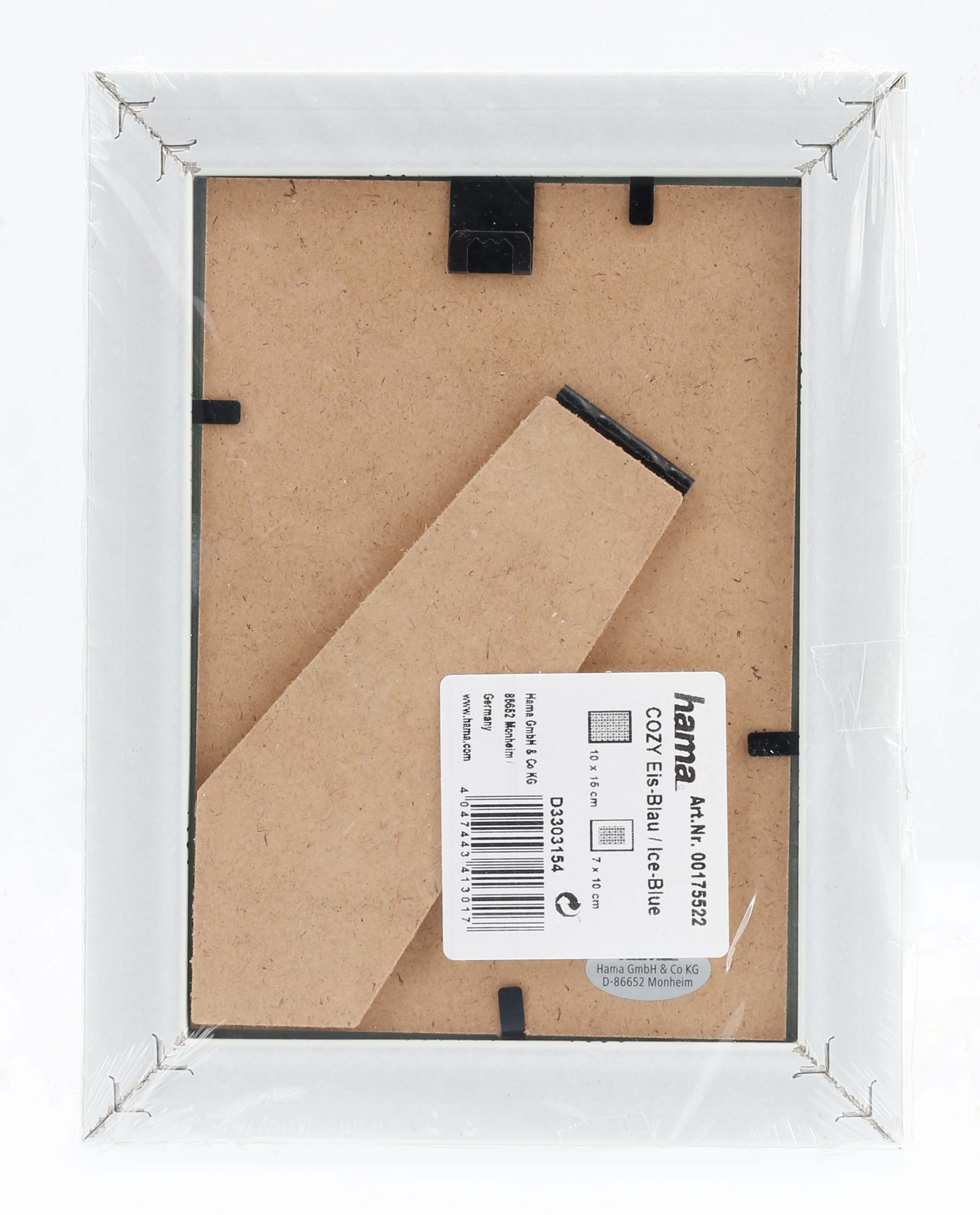 Hama photo frame back view.