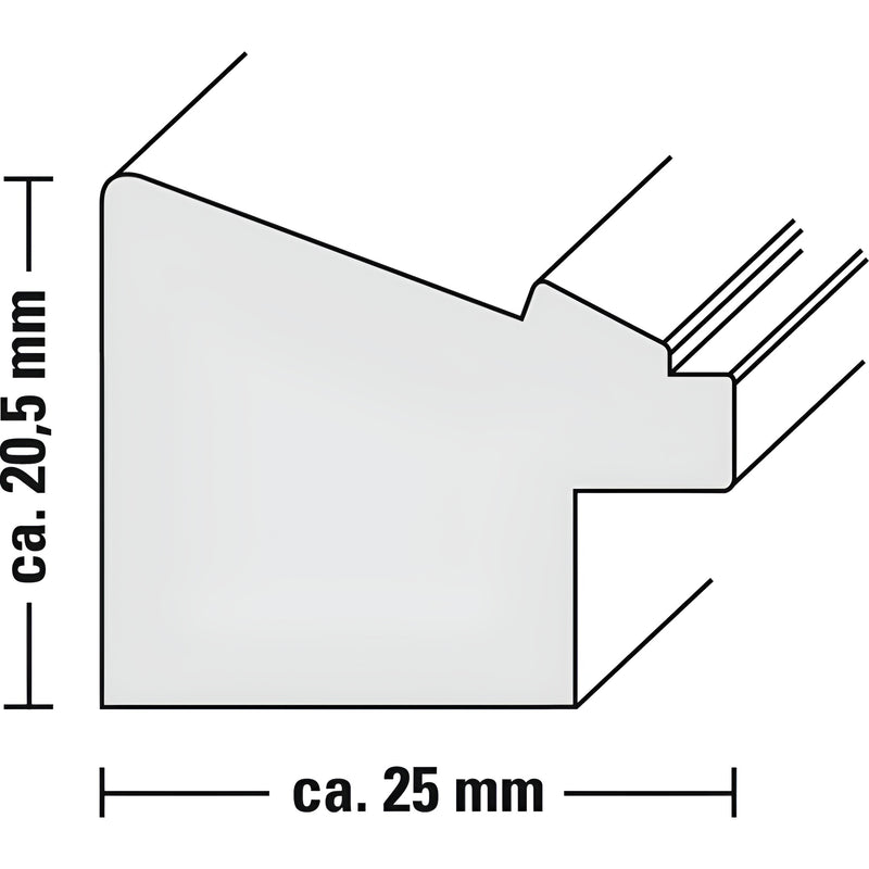 Hama photo frame dimensions relevant to frame specifications.
