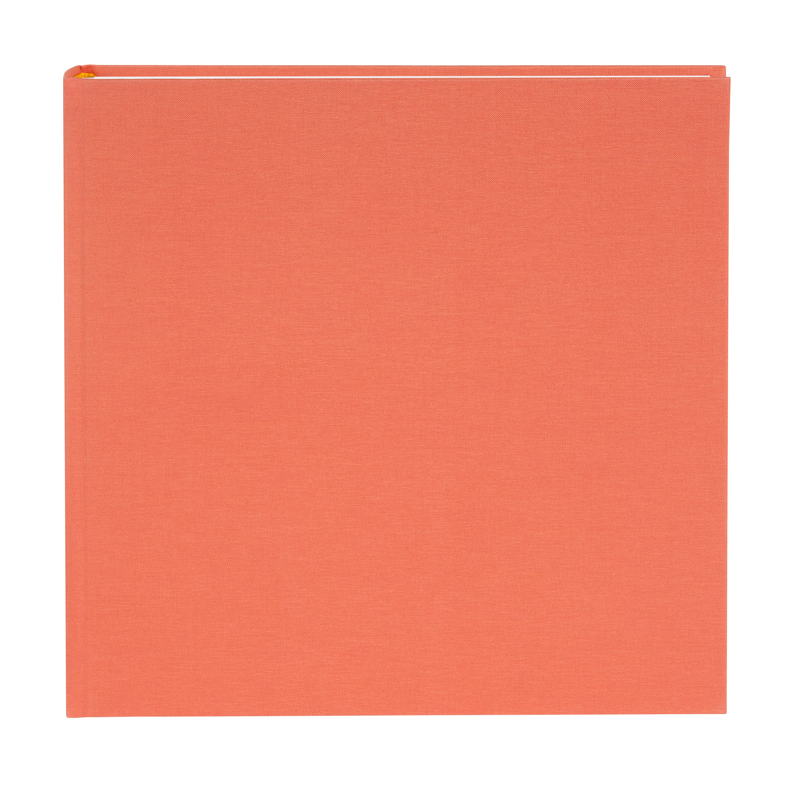 An elegant salmon colored photo album, perfect for your memories