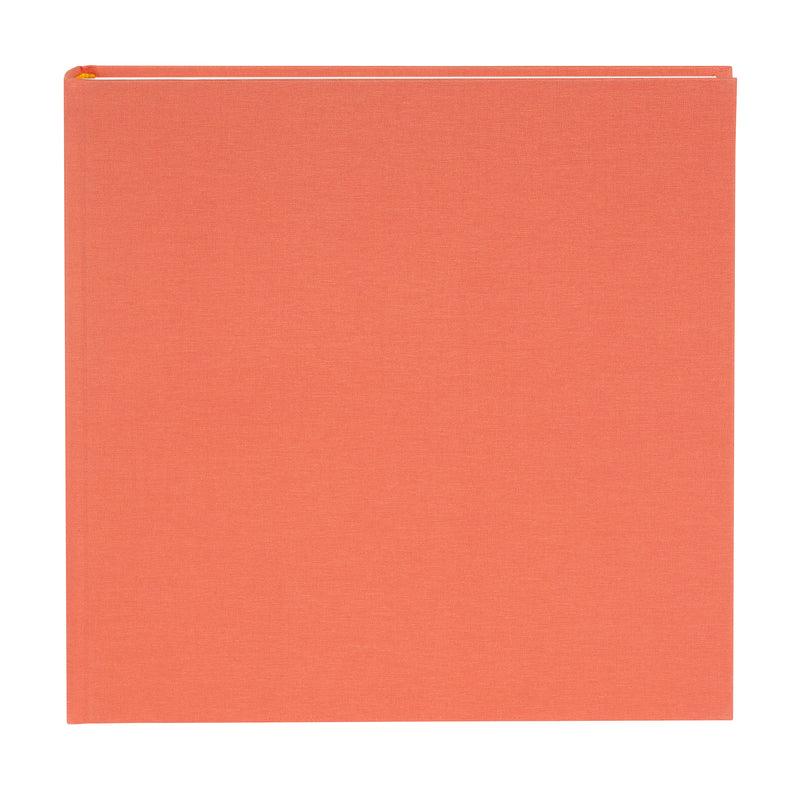 An elegant salmon colored photo album, perfect for your memories