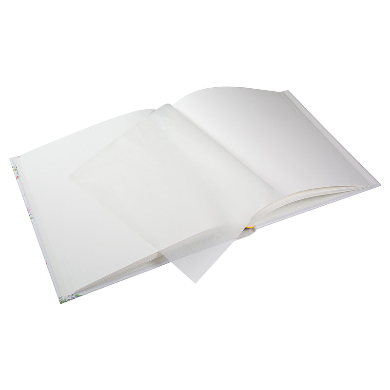A beautiful Goldbuch wedding photo album with floral patterns, hearts and butterflies 