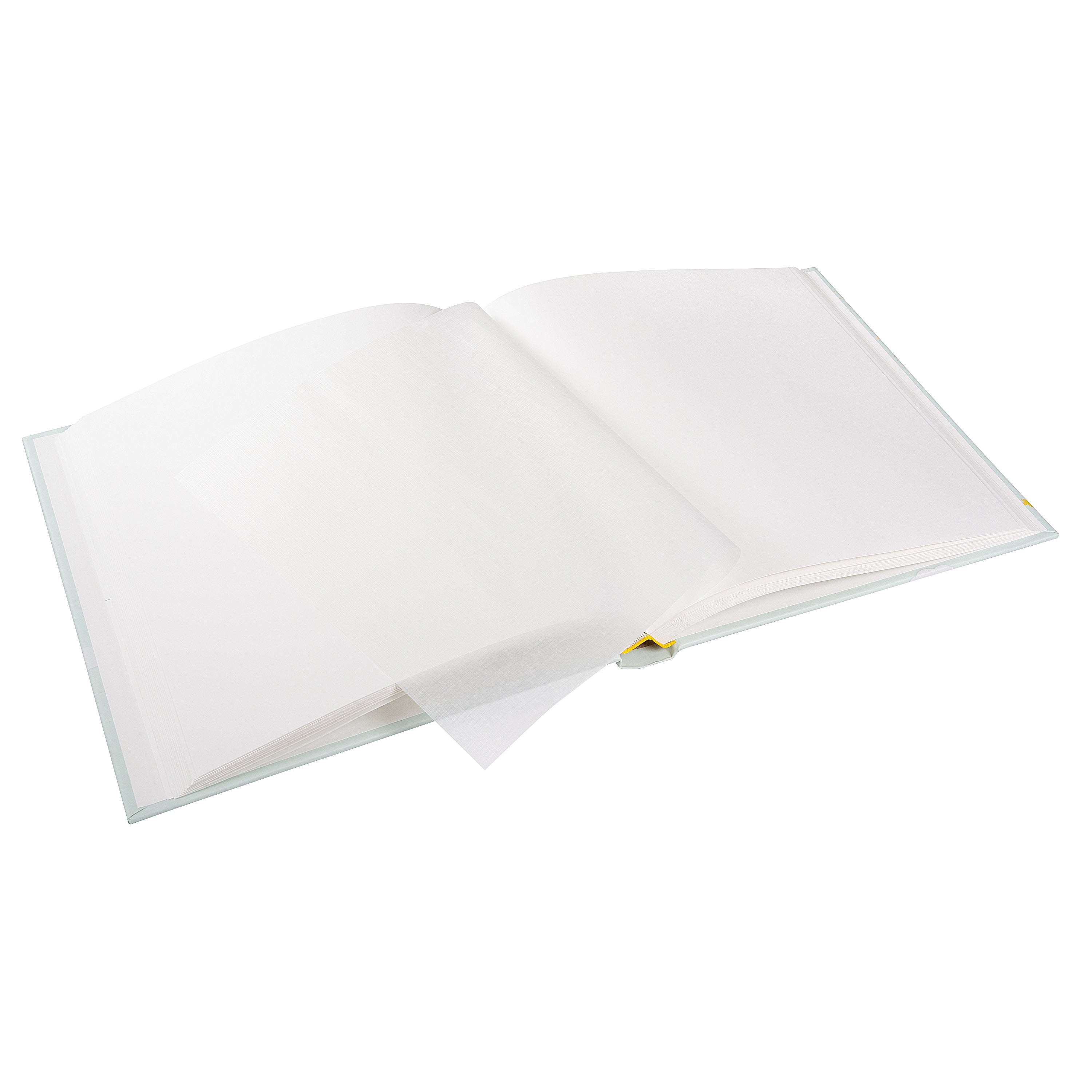 Goldbuch baby photo album showcasing a cheerful bunny and a vibrant rainbow on its cover, perfect for capturing memories.