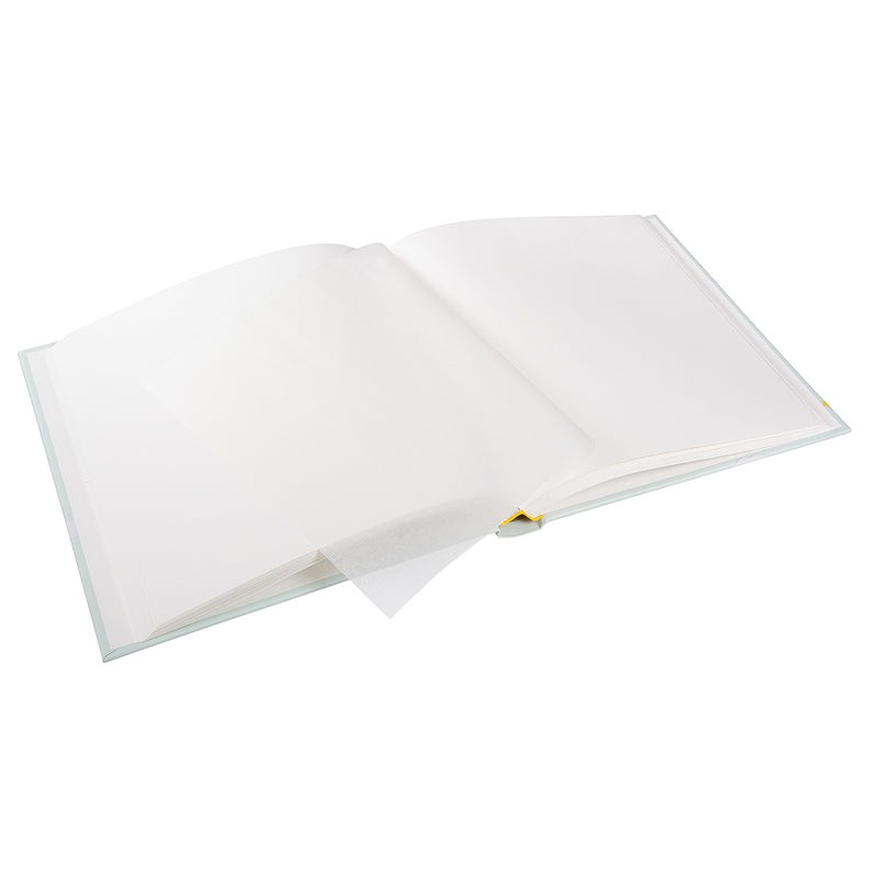 Goldbuch baby photo album showcasing a cheerful bunny and a vibrant rainbow on its cover, perfect for capturing memories.
