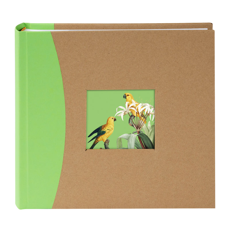 Three Goldbuch photo albums with colorful front covers and bird illustrations on a white background