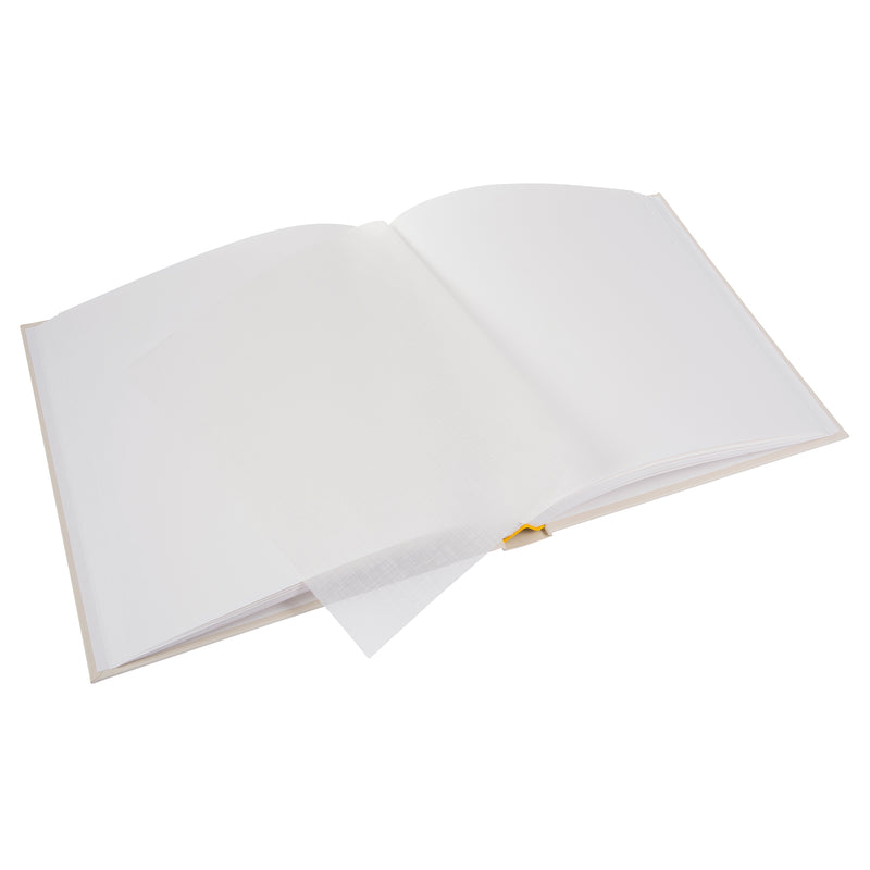 Goldbuch photo album with 'love' and heart design on a beige background