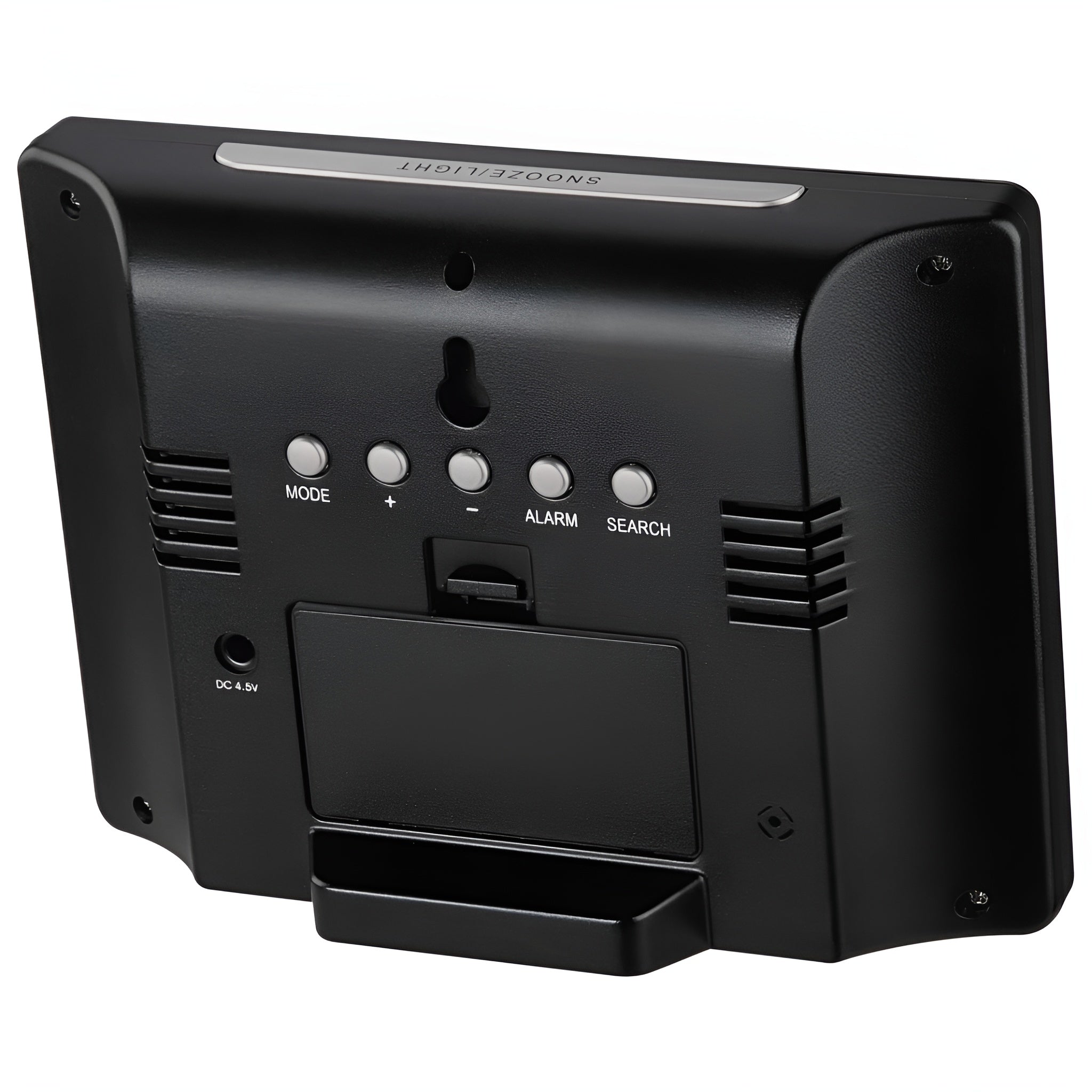 A Hama digital clock and a weather station, together providing time and essential weather information for daily planning.