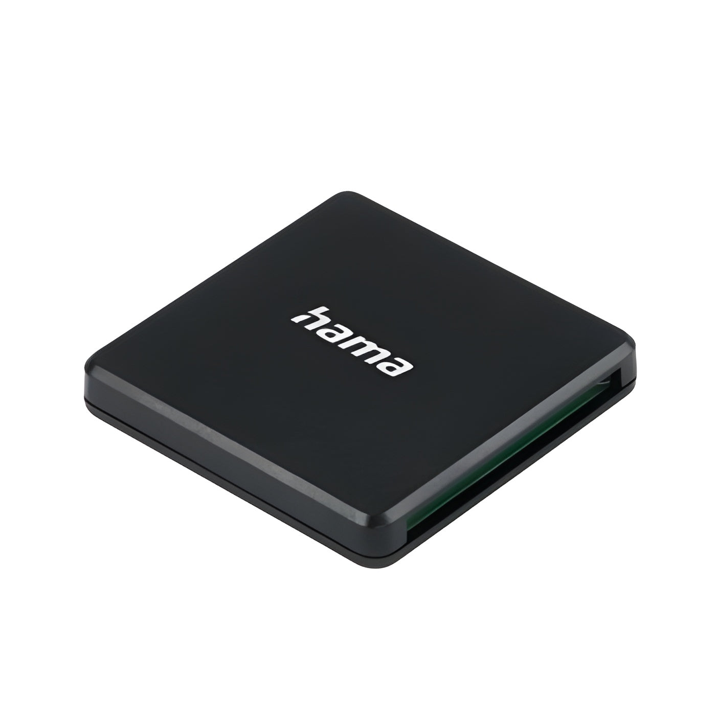 A compact device, a Hama memory card reader, for convenient data transfer.