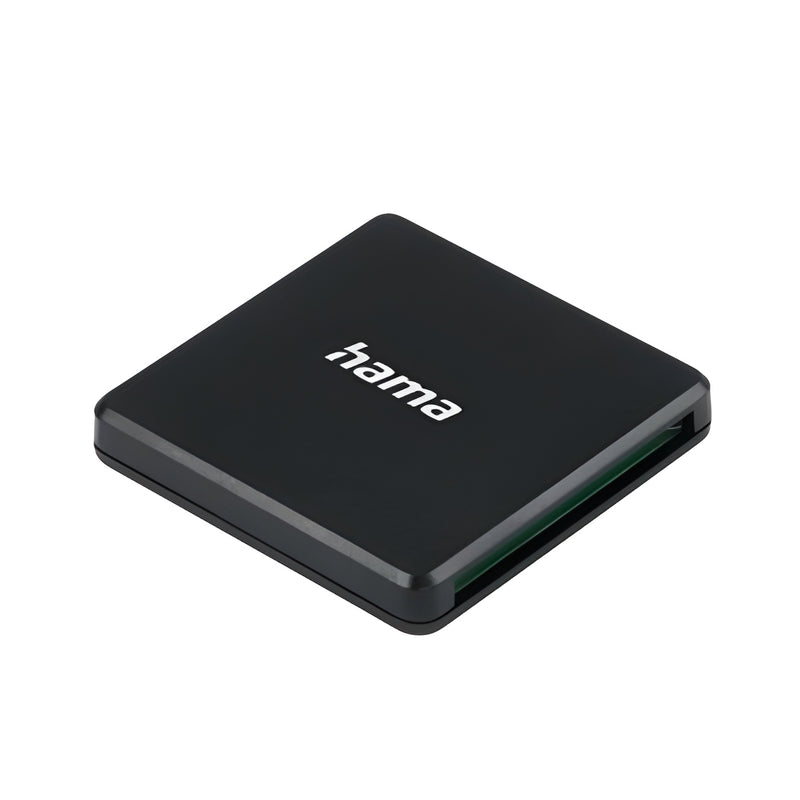A compact device, a Hama memory card reader, for convenient data transfer.