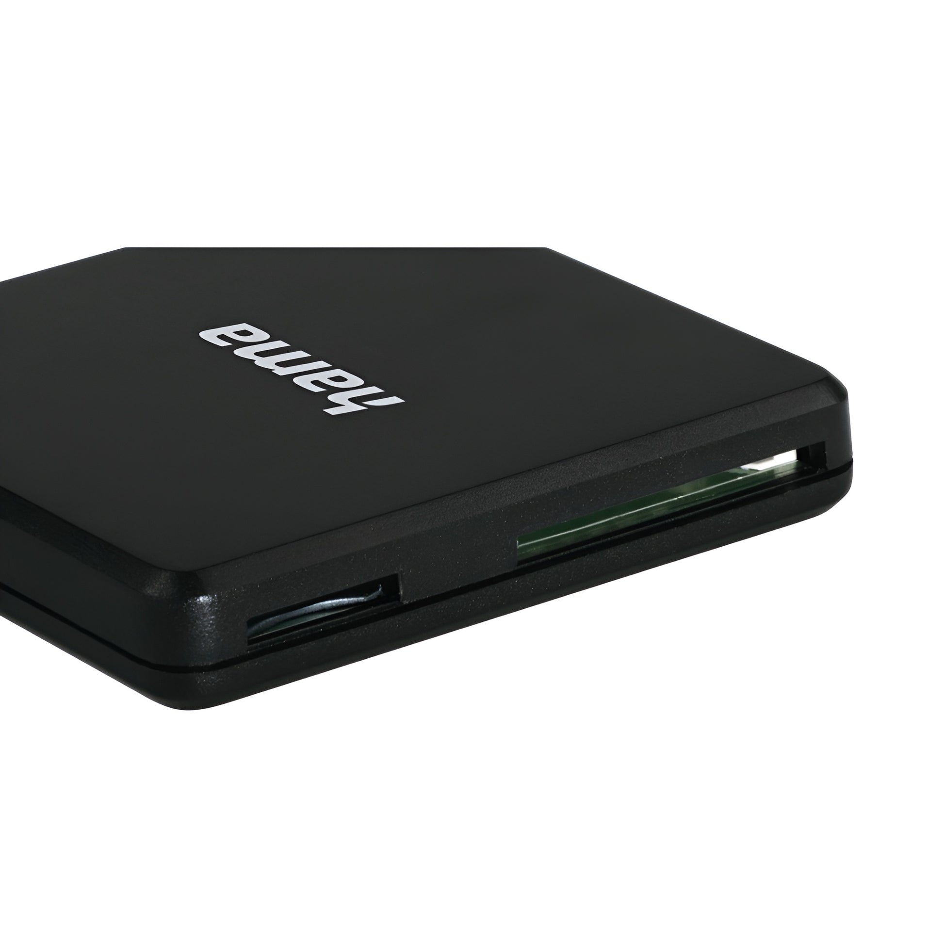 A compact device, a Hama memory card reader, for convenient data transfer.