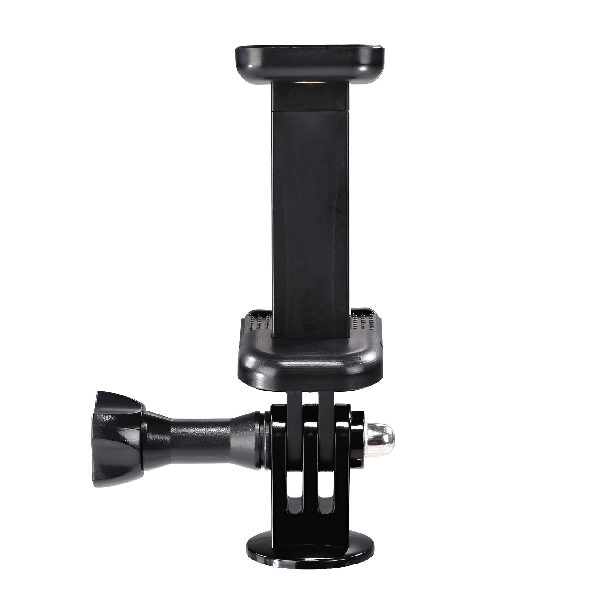 A Hama tripod supporting a camera, positioned for photography, showcasing stability and professional equipment.