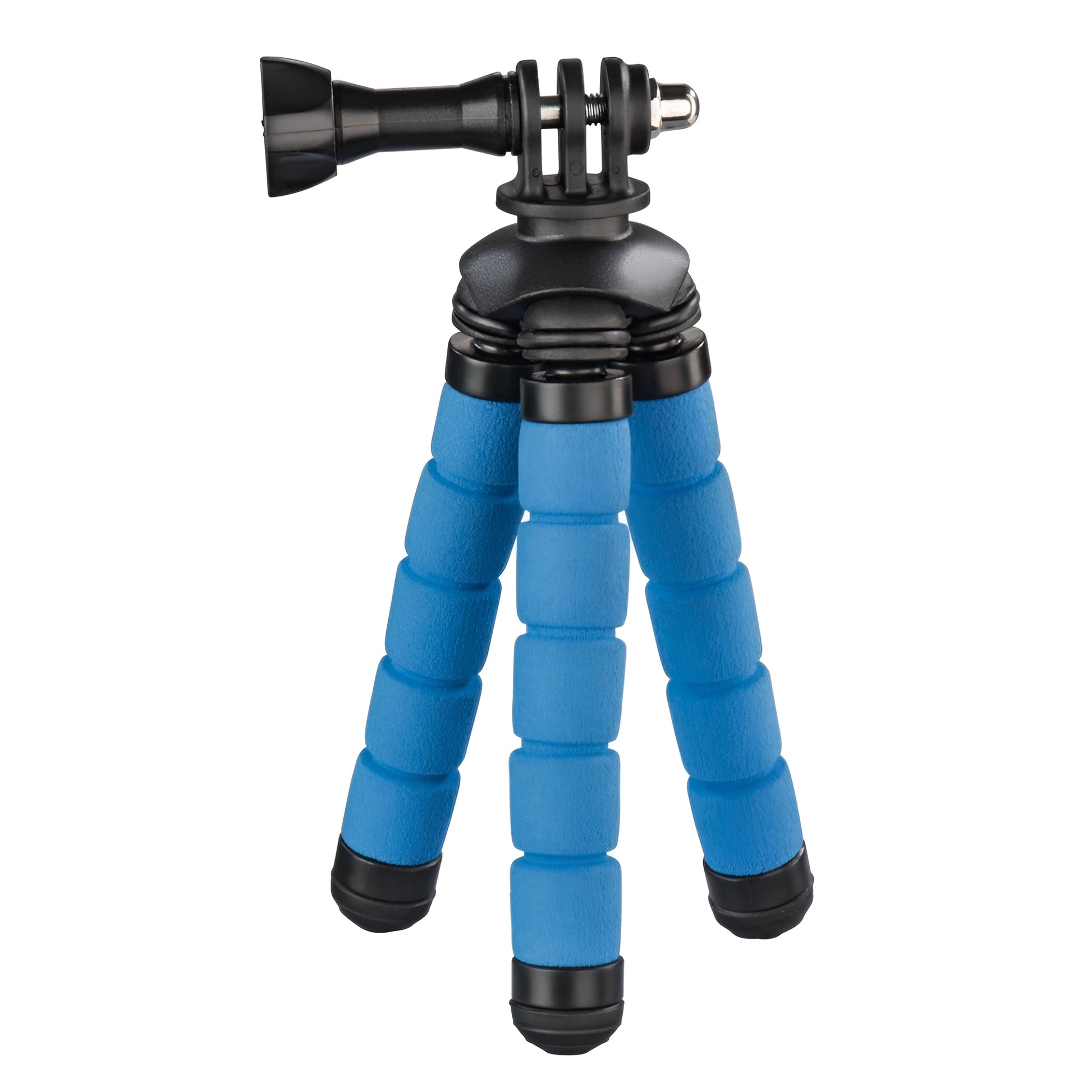 A Hama tripod supporting a camera, positioned for photography, showcasing stability and professional equipment.