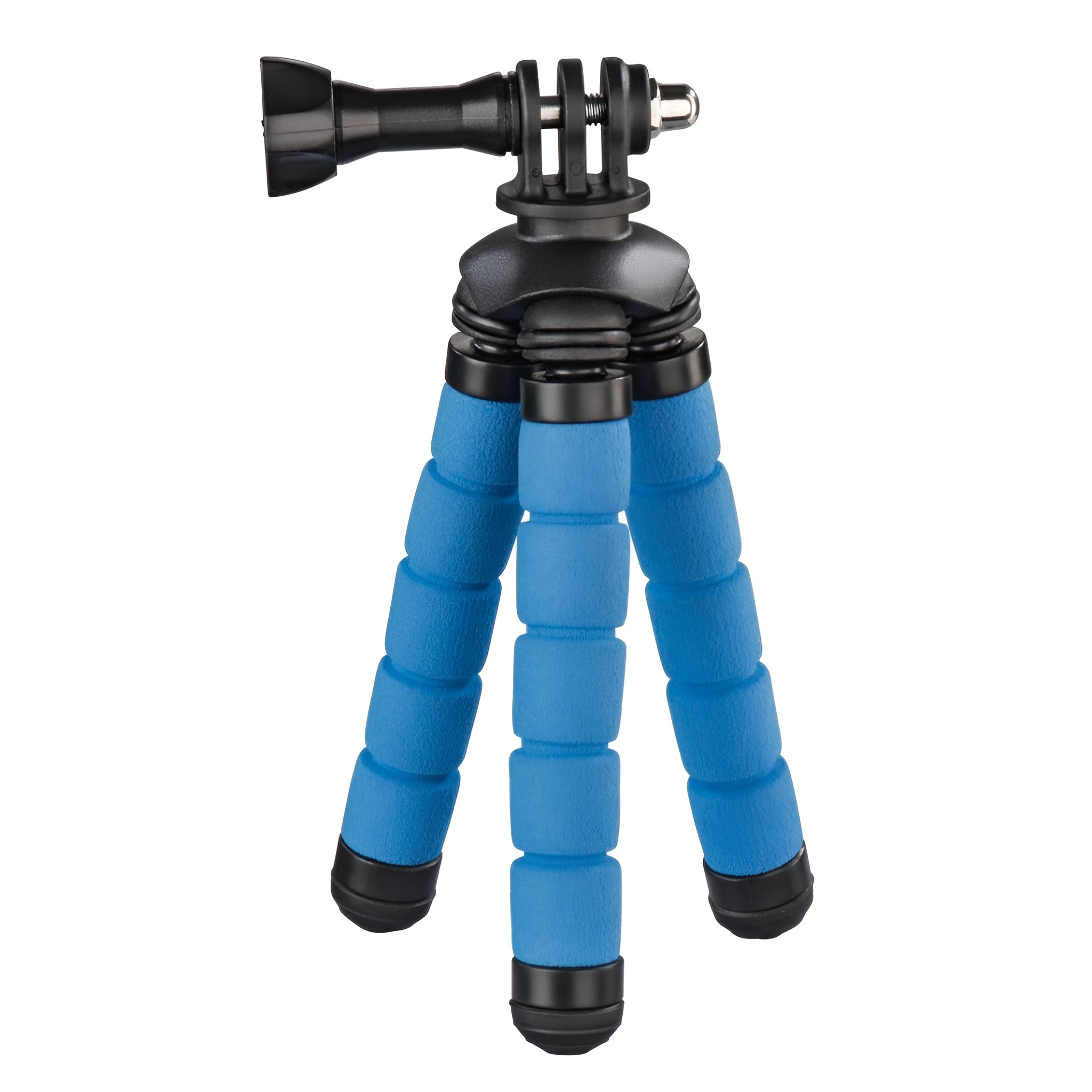 A Hama tripod supporting a camera, positioned for photography, showcasing stability and professional equipment.