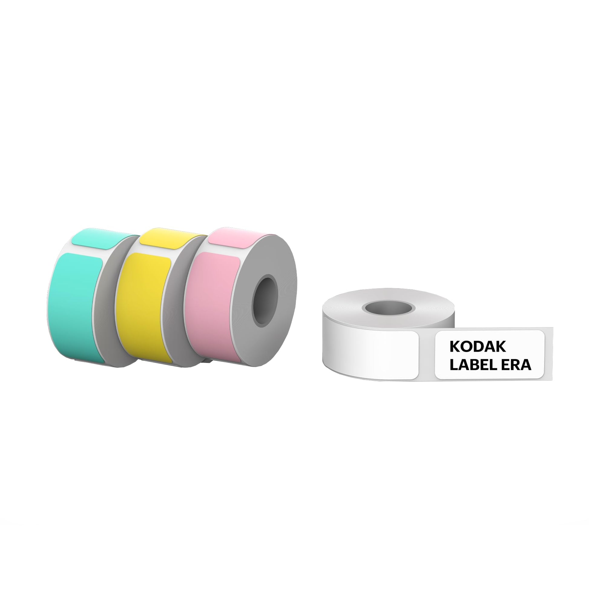 Kodak label rolls for Kodak printer in a yellow and black box.