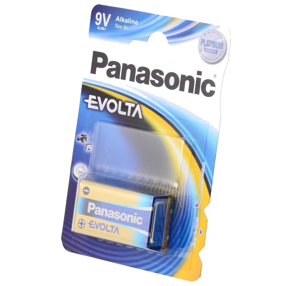 High quality Panasonic Alkaline Evolta 9V battery