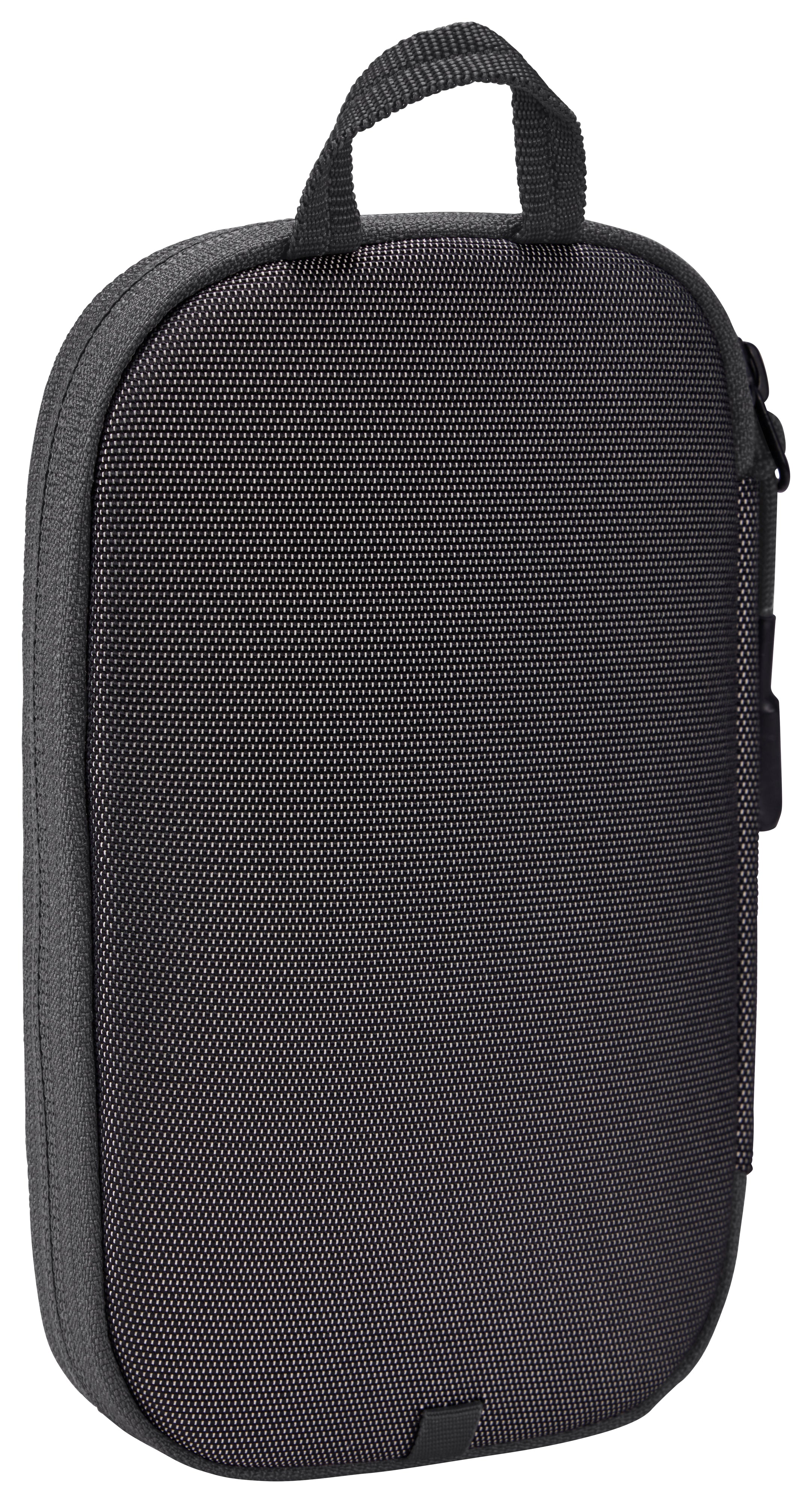 Versatile Thule PowerShuttle case, provides storage for chargers, cords, small electronics and other items, quick access to gear and a comfortable carry in any environment.