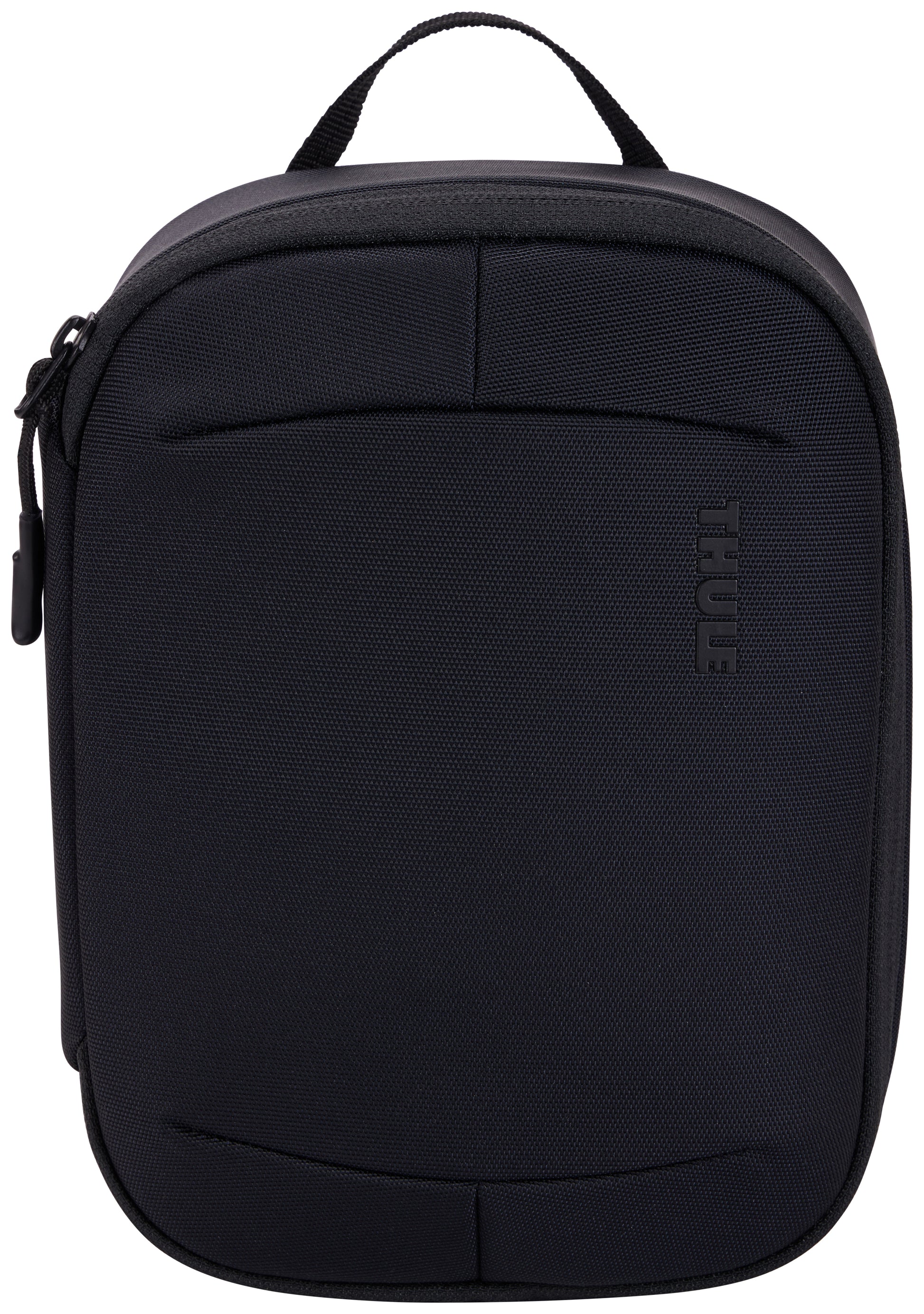 Versatile Thule PowerShuttle case, provides storage for chargers, cords, small electronics and other items, quick access to gear and a comfortable carry in any environment.