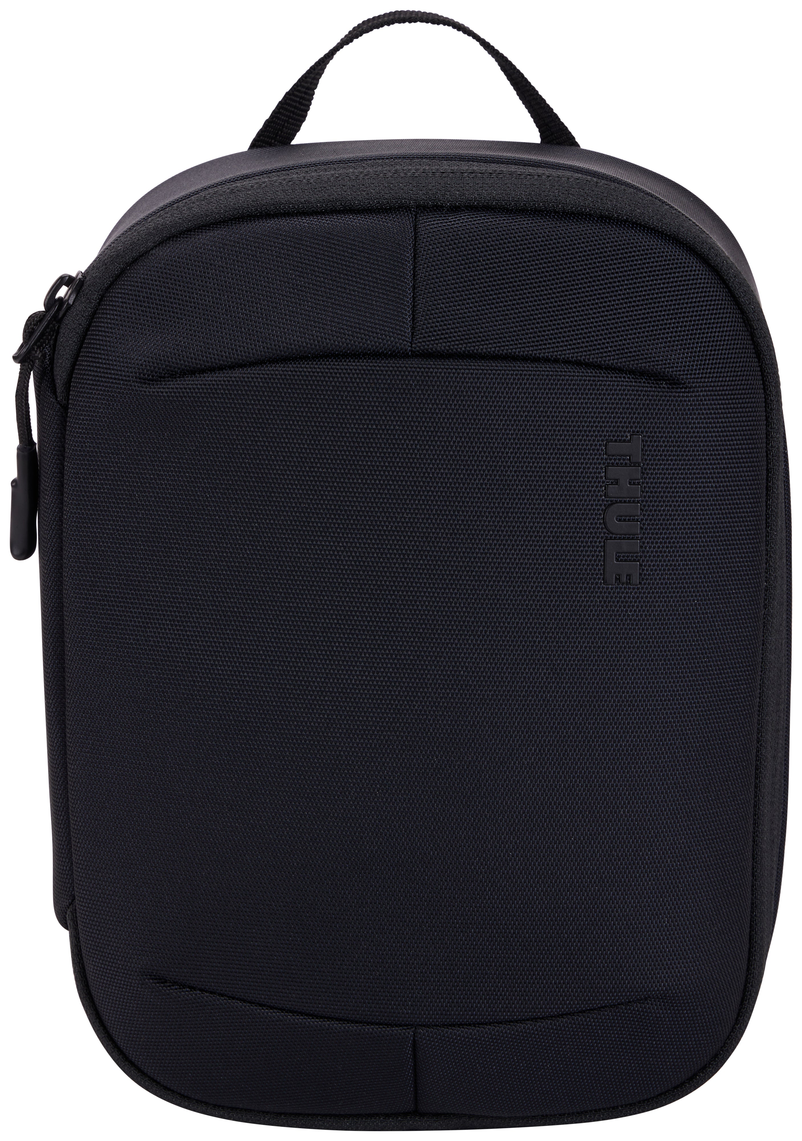 Versatile Thule PowerShuttle case, provides storage for chargers, cords, small electronics and other items, quick access to gear and a comfortable carry in any environment.