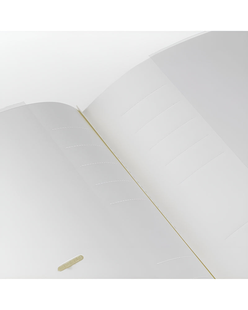 A cream ZEP photo album adorned with an image of a couple, representing love and treasured memories.