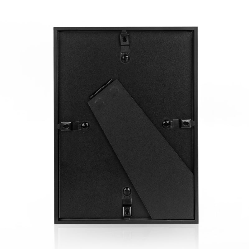 Black ZEP picture frame with a central cutout on a white background